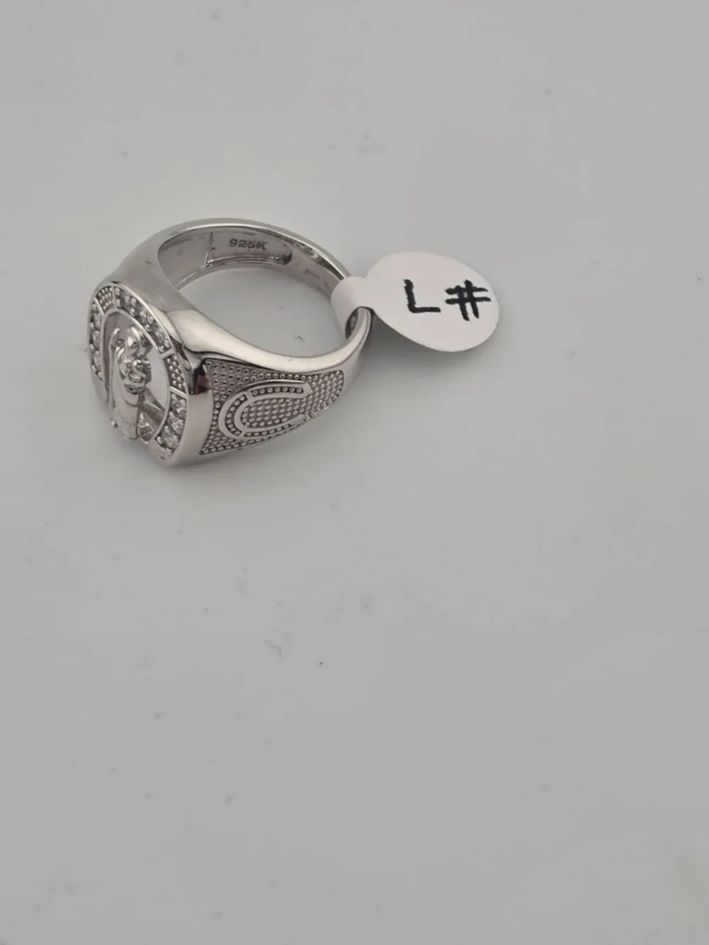 Brand New Sterling Silver 925 San Judas Tadeo Ring